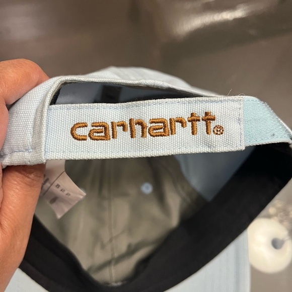 CARHARTT CANVAS LIGHT BLUE CANVAS CAP - Picture 5 of 6